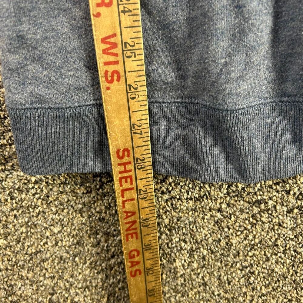 Nike Men's Grey and Blue Sweatshirt - Picture 4 of 5